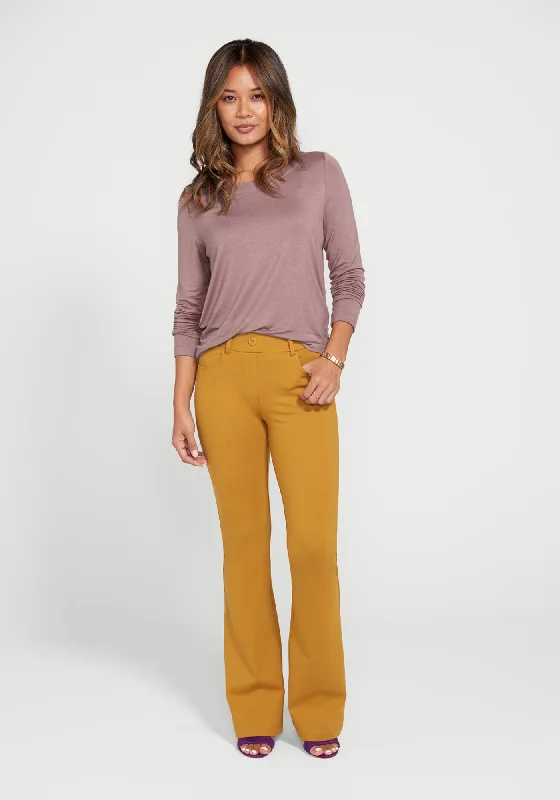 7-Pocket Dress Pant Yoga Pant | Bootcut (Cedar Glow)