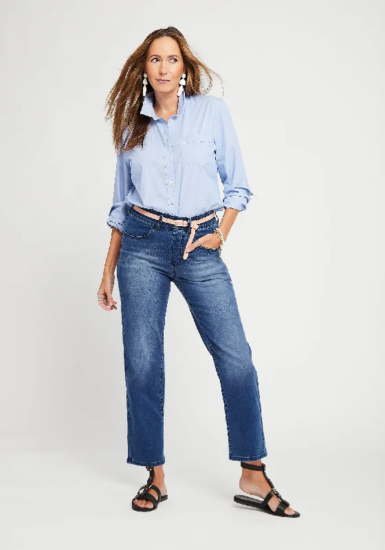 Boyfriend Crop Jean | Straight (Canyon Wash)