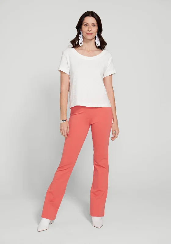 Classic Dress Pant Yoga Pant | Bootcut (Melon)