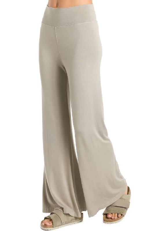 Flat Waist Flare Leg Pant