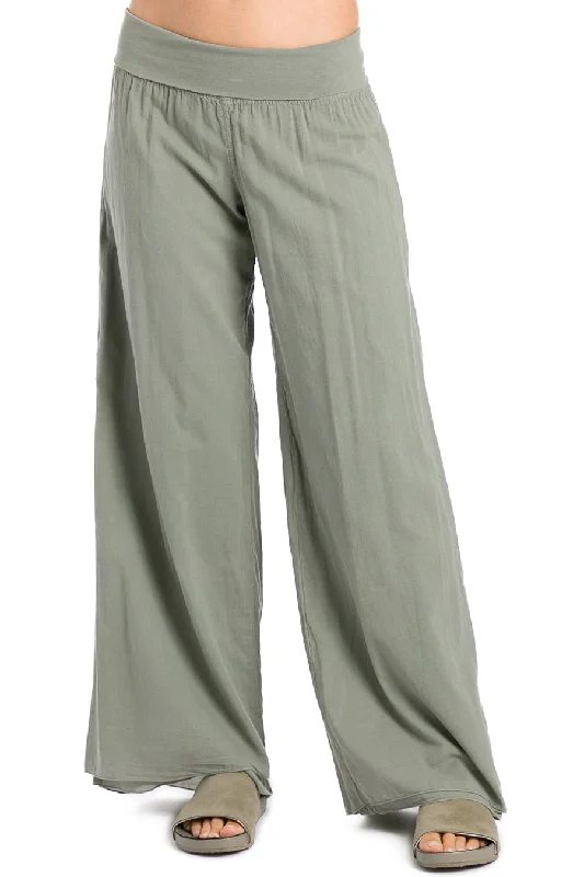 Rolldown Double Layer Voile Pant