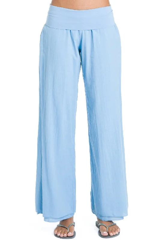 Rolldown Double Layer Voile Pant