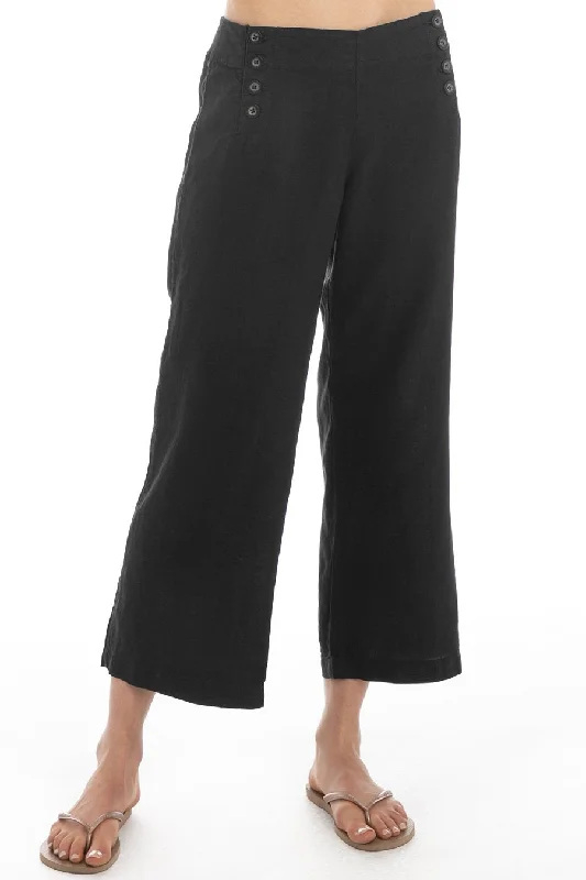 Sailor Crop Linen Pant