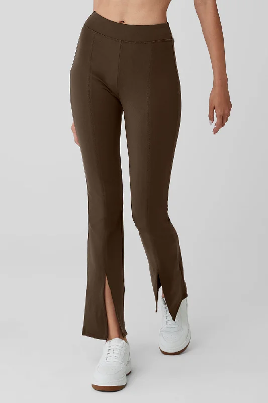 Must-Have Deals FashionAirbrush High-Waist 7/8 Flutter Legging - Espresso
