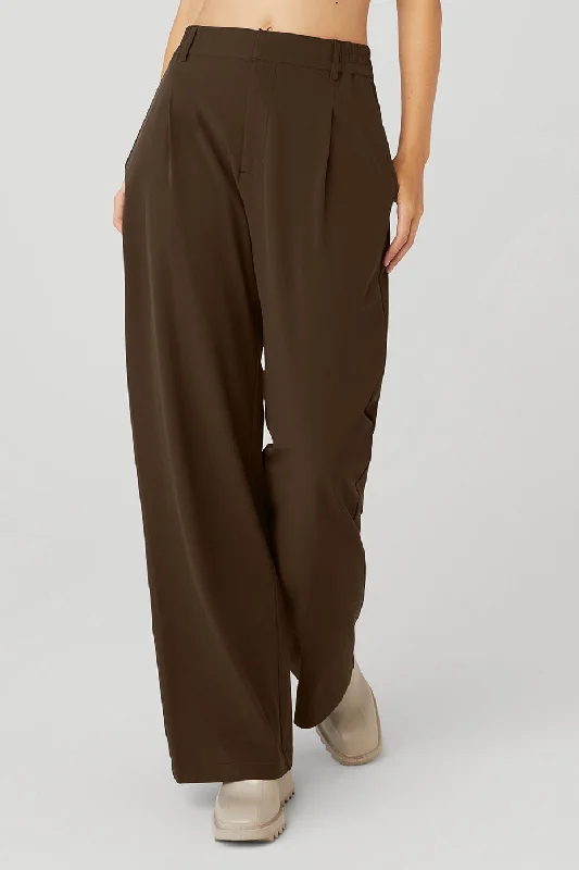 High-Waist Pursuit Trouser - Espresso