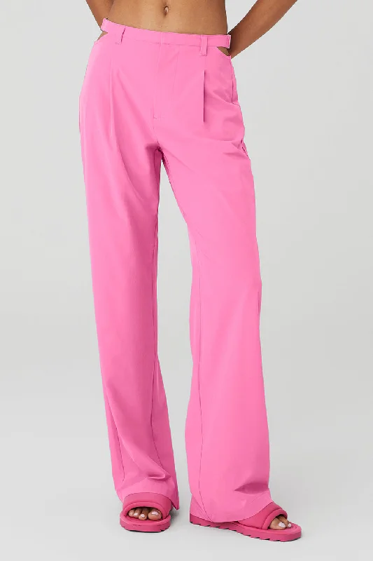 Fantastic Offers SaleMid-Rise Showdown Trouser - Paradise Pink