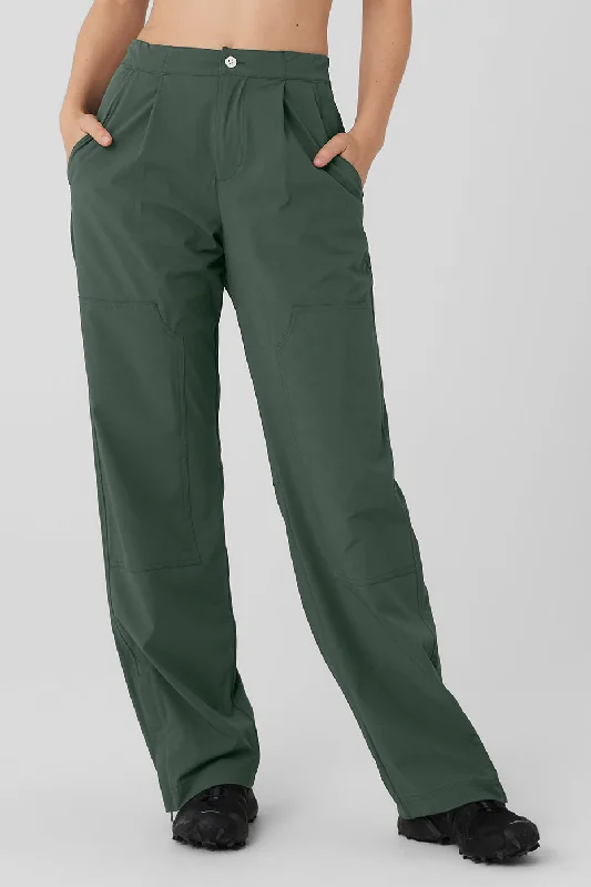 Flip It Trouser - Dark Cactus